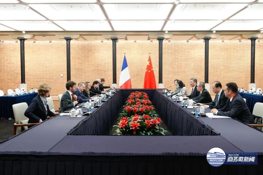 王文涛部长会见康宁公司董事会主席兼首席执行官魏文德