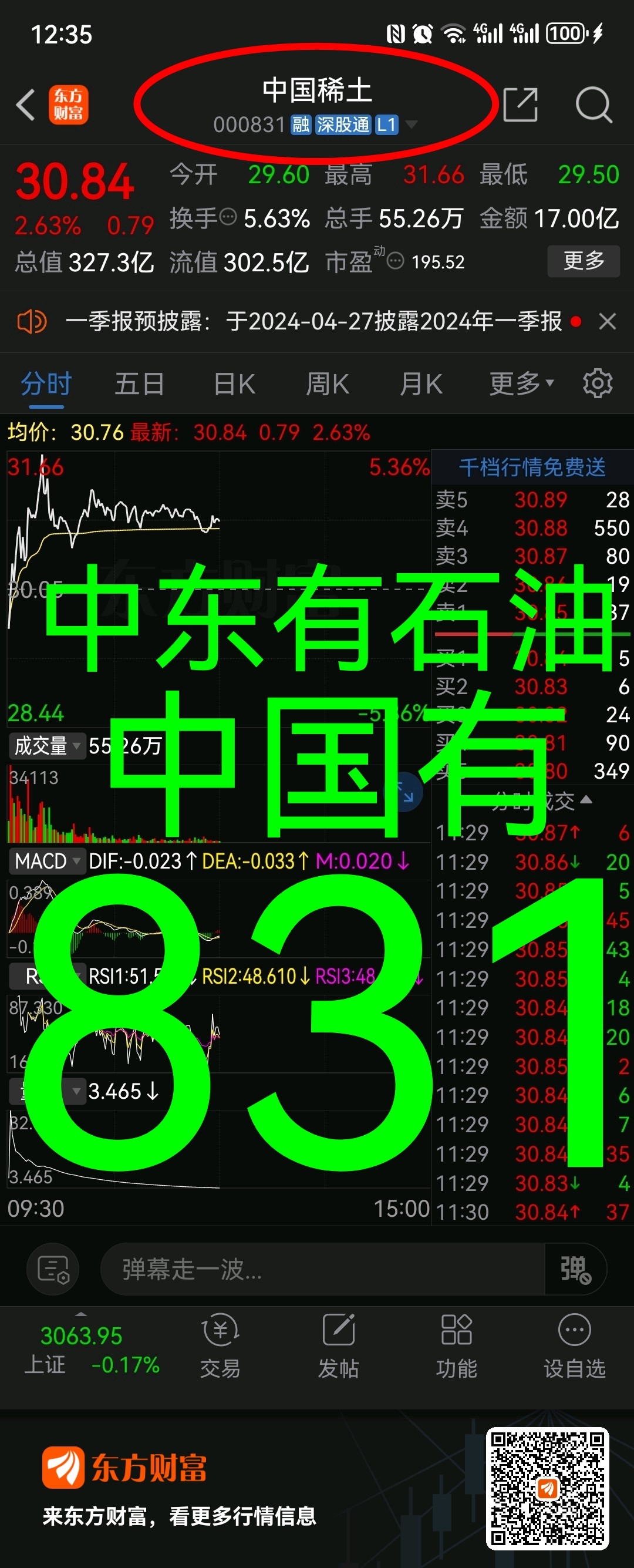 稀土永磁概念走强 盛和资源涨超9%