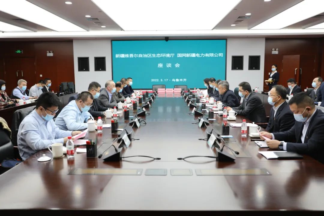 国家电网与新疆维吾尔自治区党委政府举行会谈