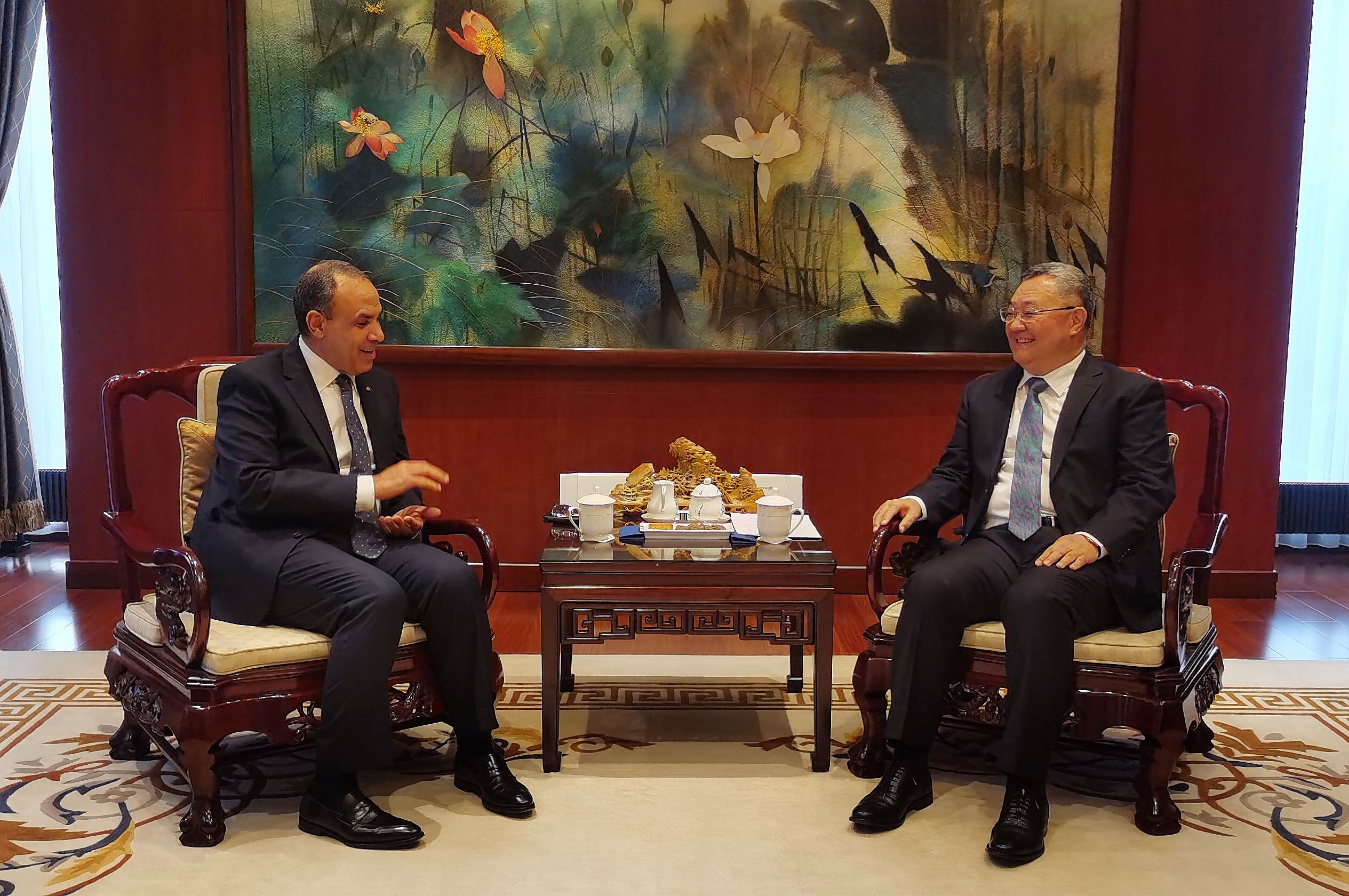 驻非盟使团团长蒋烽大使率队调研华为埃塞公司