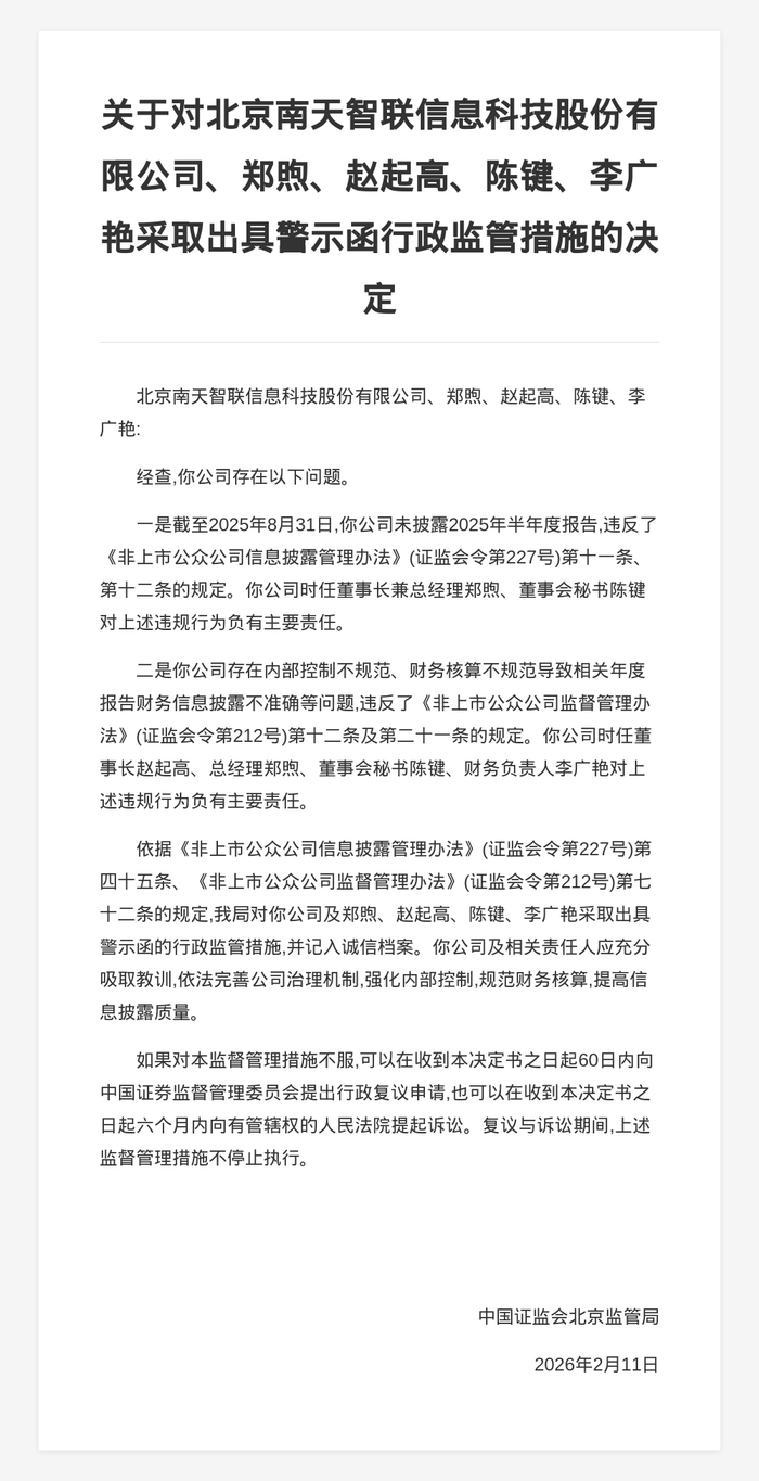 中城投集团六局被出具警示函，涉未按时披露年报