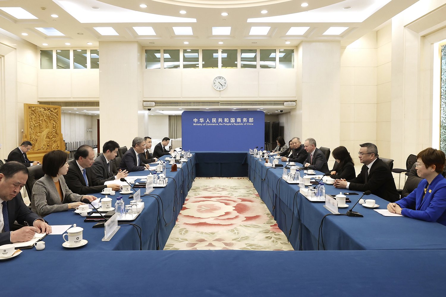 王文涛部长出席世贸组织第14届部长级会议开幕式